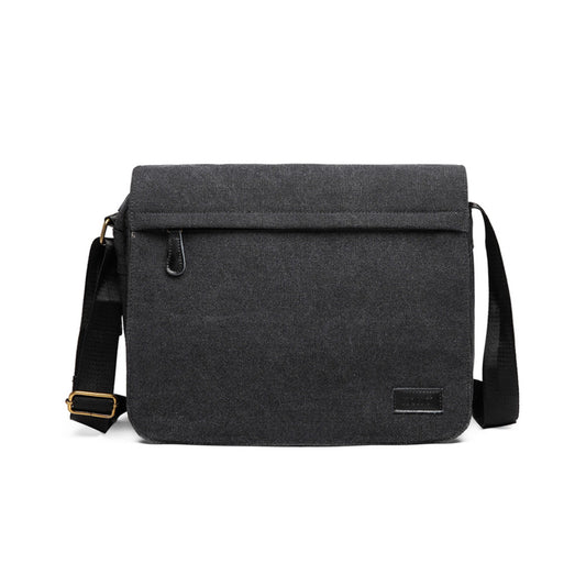 Miss Lulu Kono Classic Expanding Messenger Bag (LB1925) - Black
