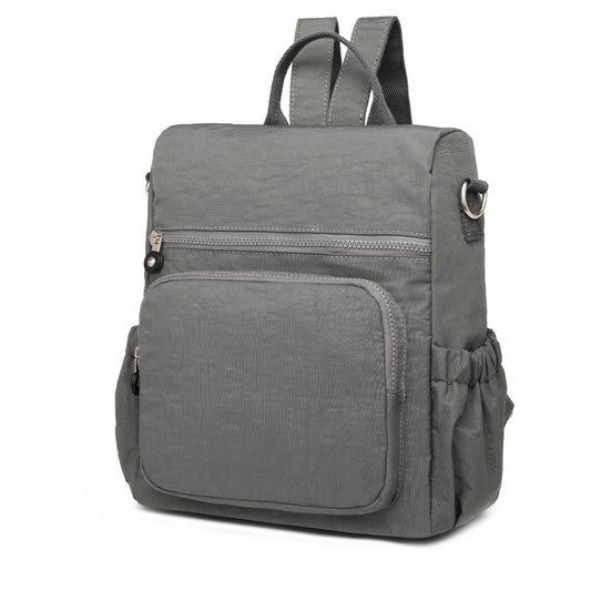 Kono Multi Way Anti-theft Waterproof Backpack Shoulder Bag (EH2107) - Grey