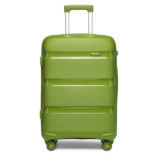 Kono Bright Hard Shell PP Suitcase In (K2092L) - Green