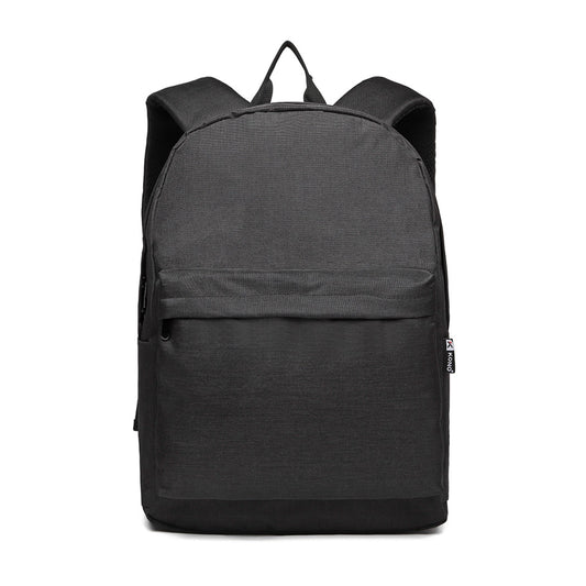 Kono Durable Polyester Everyday Backpack With Sleek Design (E1930) - Black