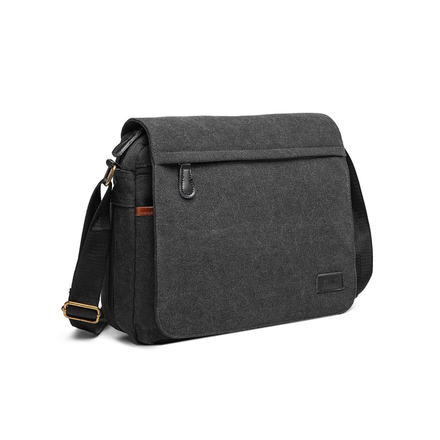 Miss Lulu Kono Classic Expanding Messenger Bag (LB1925) - Black