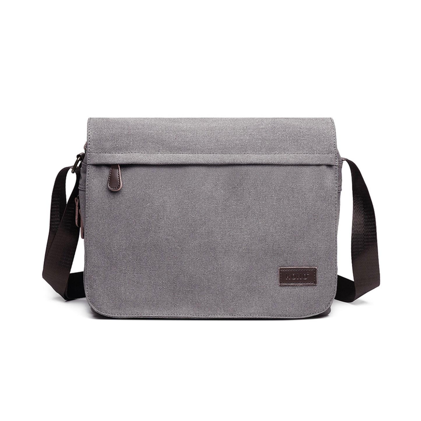 Miss Lulu Kono Classic Expanding Messenger Bag (LB1925) - Grey