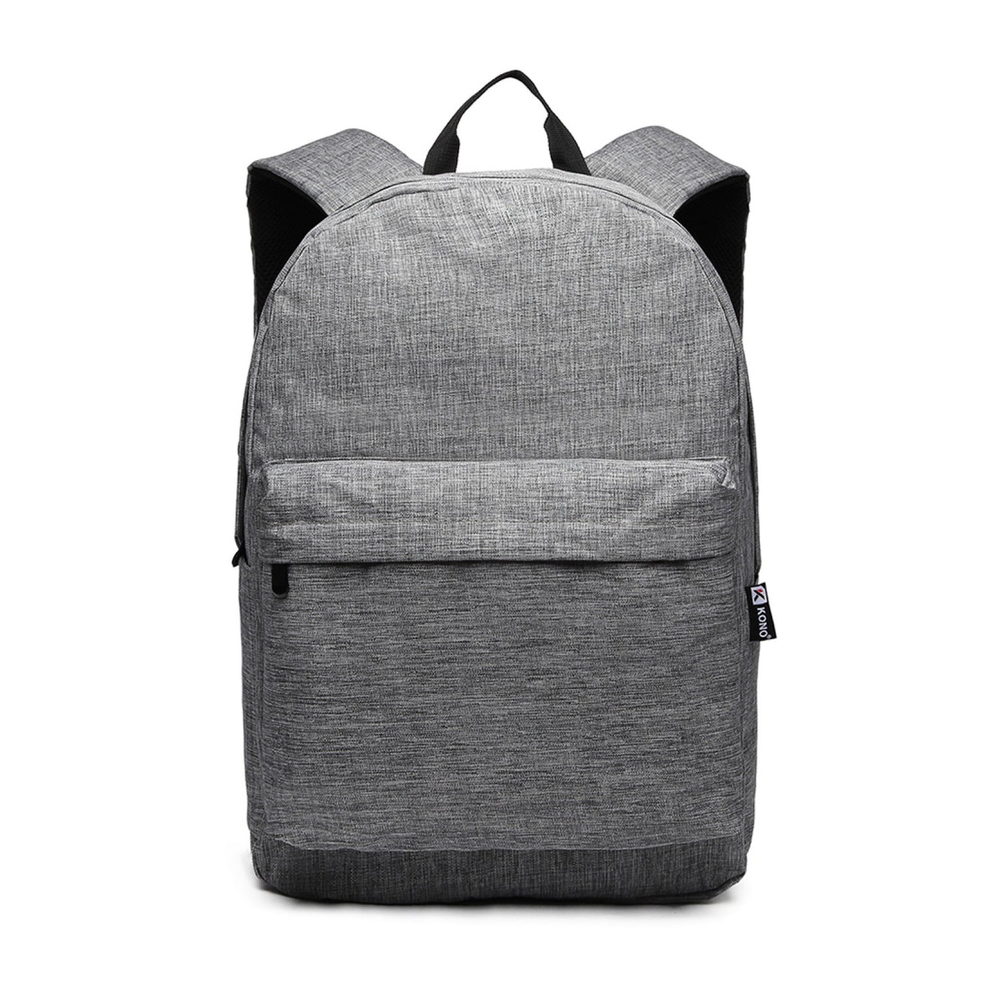 Kono Durable Polyester Everyday Backpack With Sleek Design (E1930) - Grey