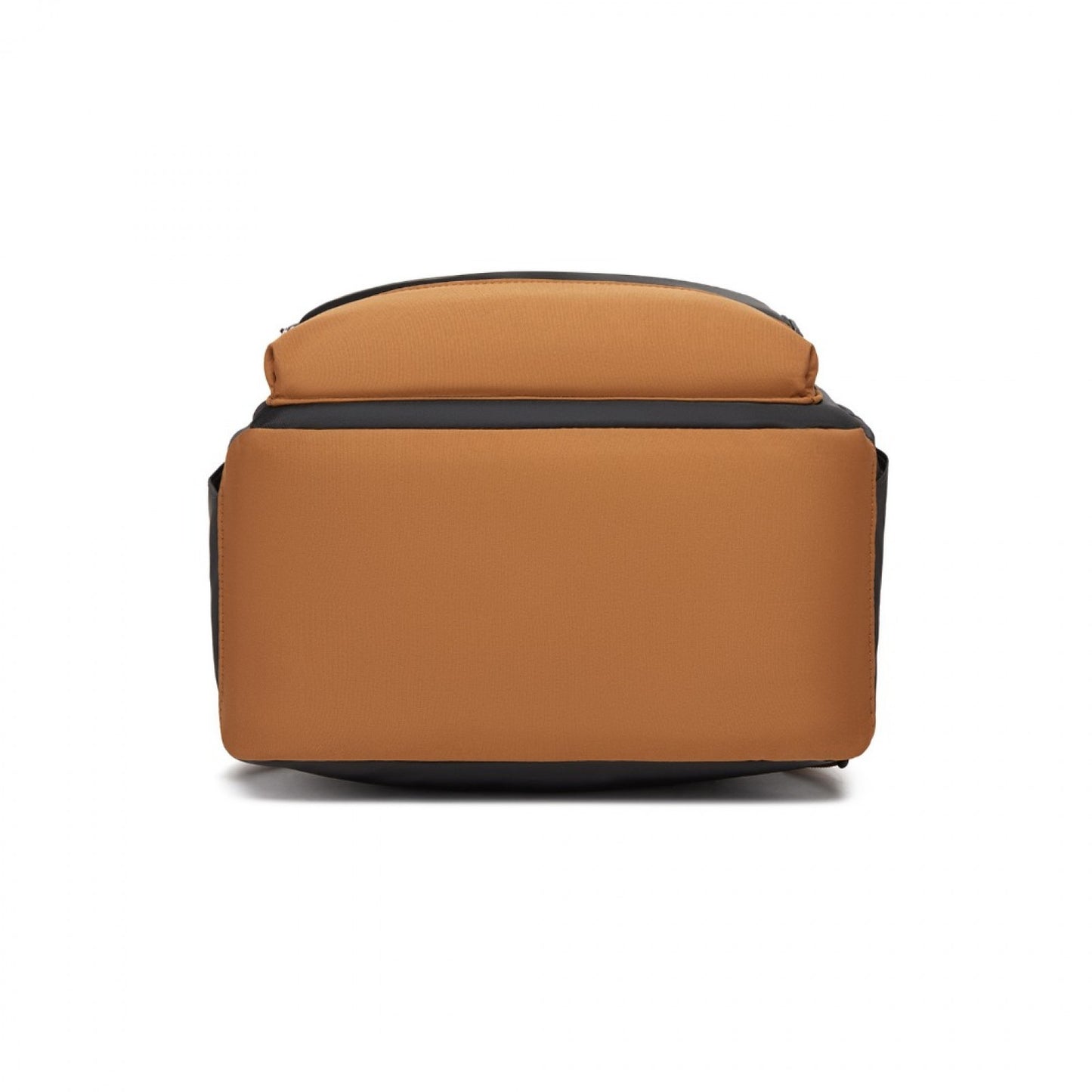Kono Casual Contemporary Laptop Backpack - Black and Brown - product view 5