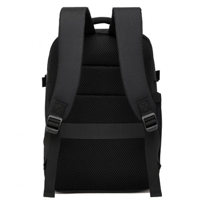 Kono Urban Smart 15L Carry-On Backpack - Black