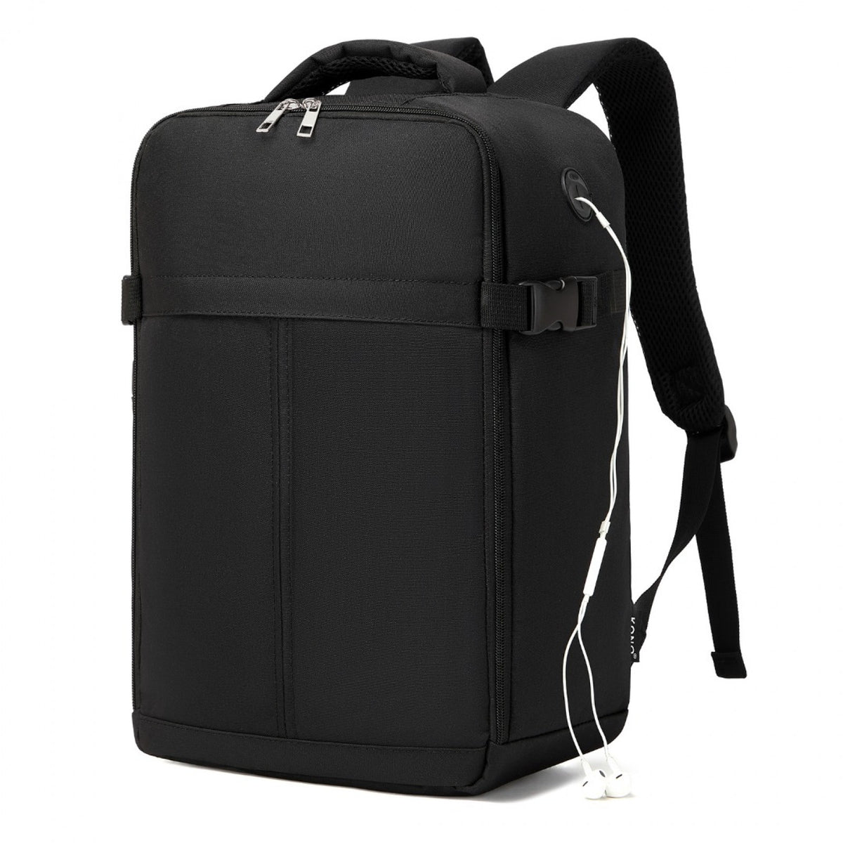Kono Urban Smart 15L Carry-On Backpack - Black
