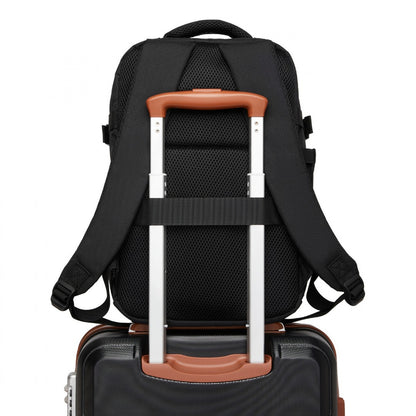 Kono Urban Smart 15L Carry-On Backpack - Black