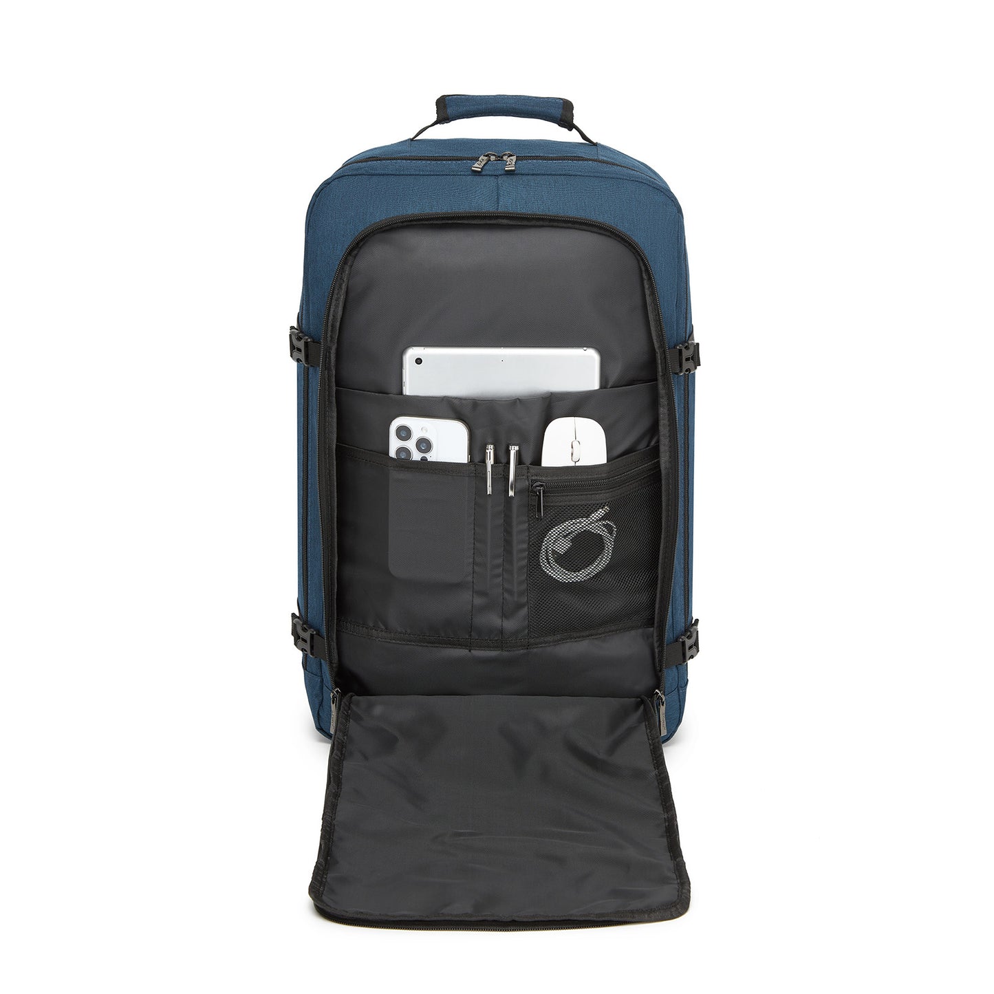 Kono 37L navy travel backpack product view