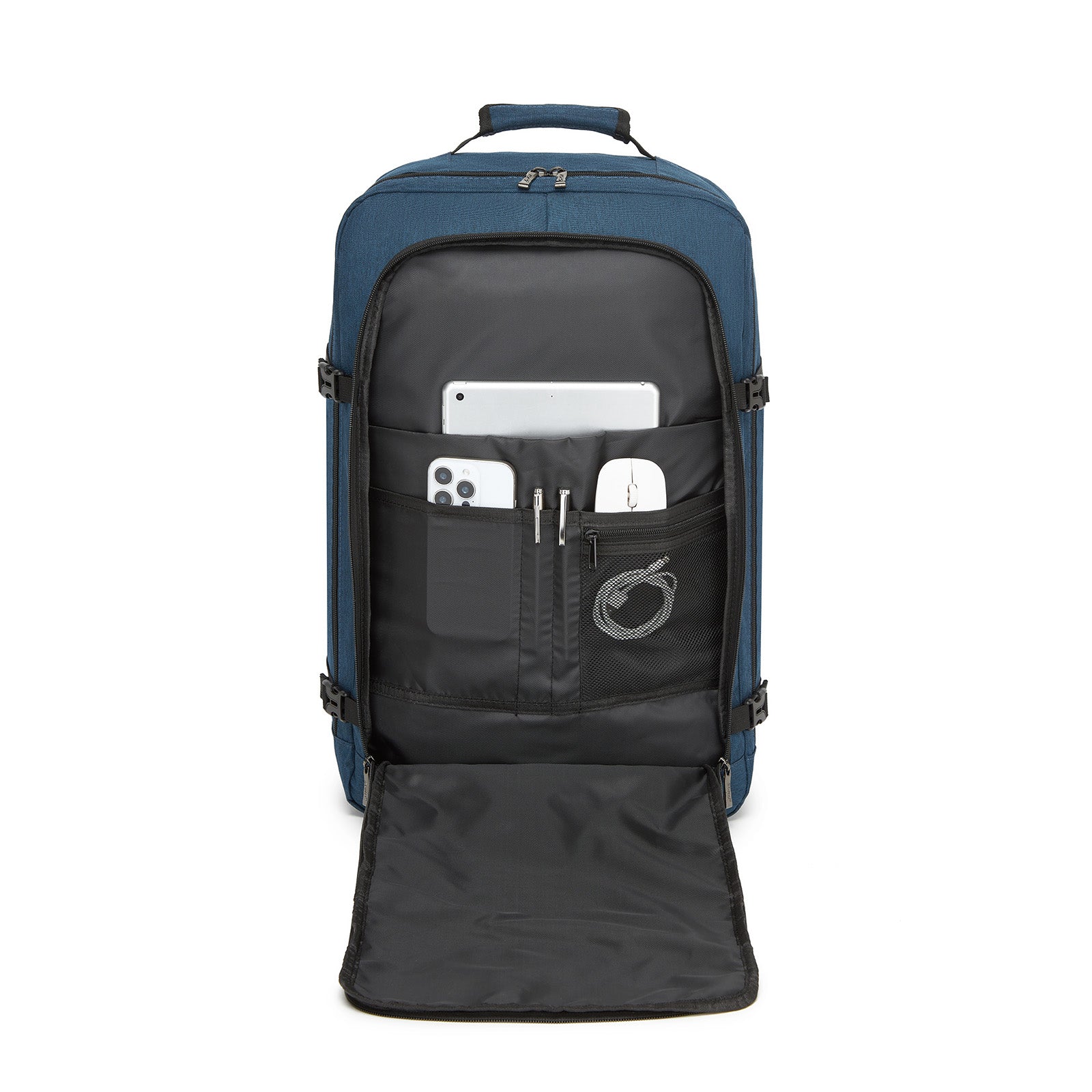 Kono 37L navy travel backpack product view