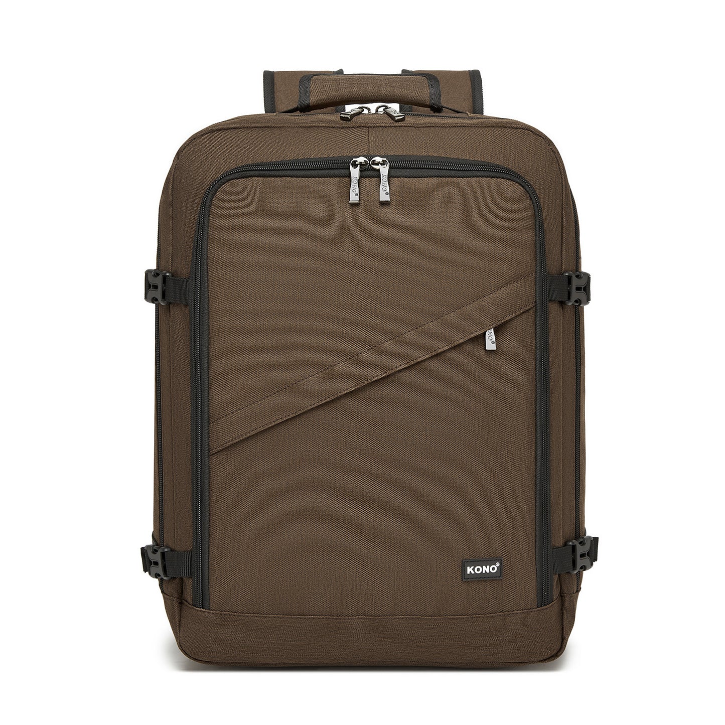 Kono medium brown travel backpack product view