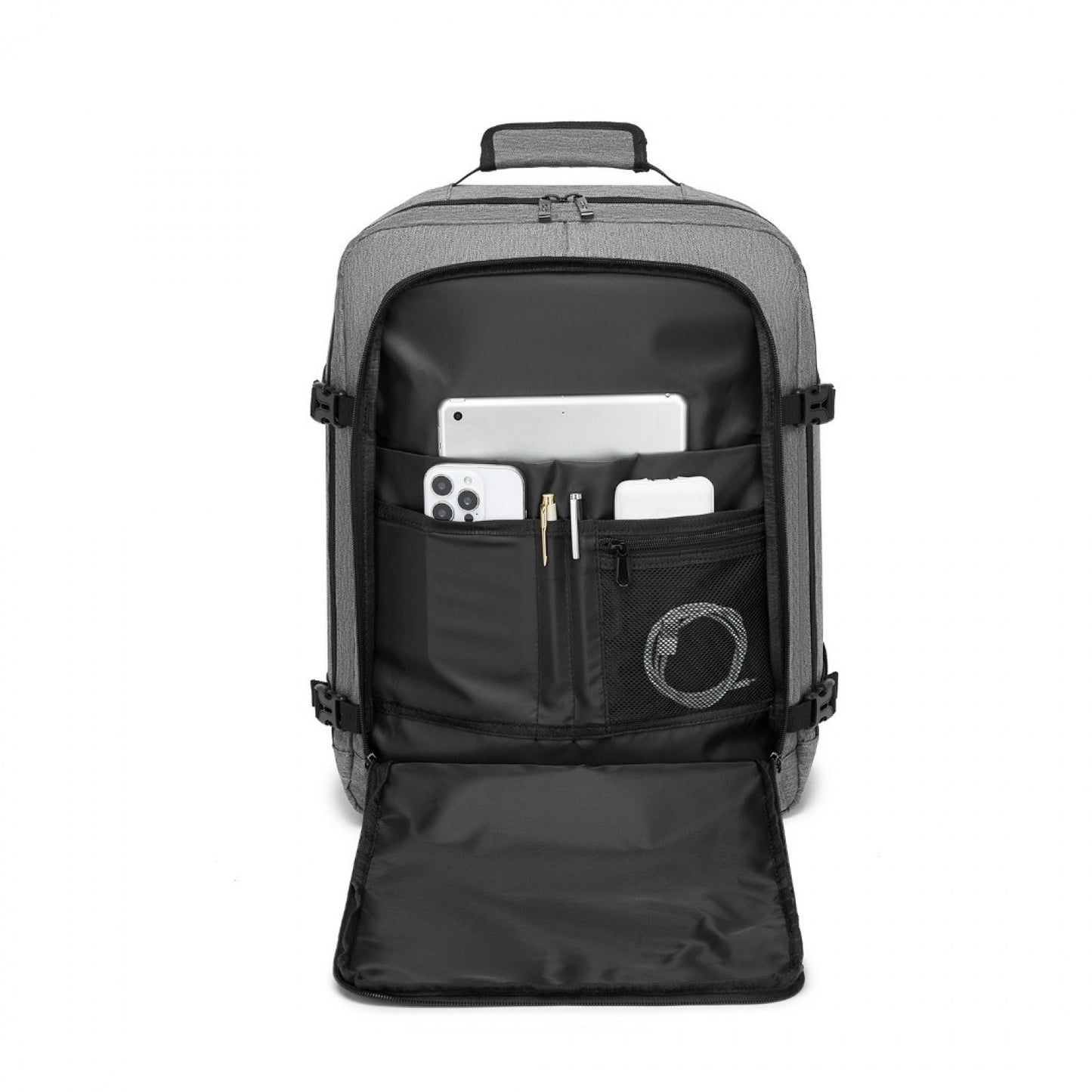 Kono medium grey travel backpack product view