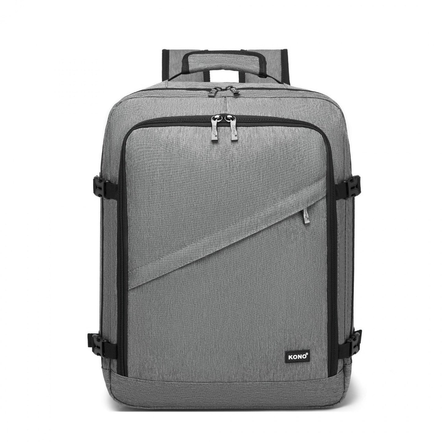 Kono medium grey travel backpack product view
