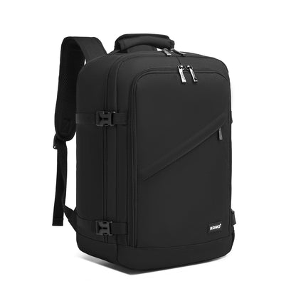 Kono 20L black cabin travel backpack front view
