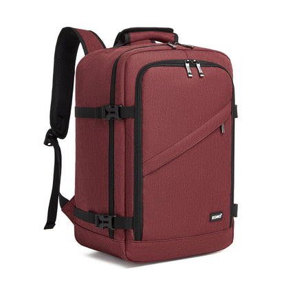 Kono 20L burgundy cabin travel backpack front view
