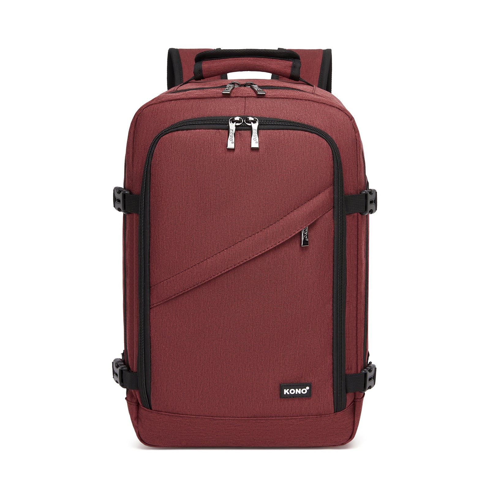 Kono burgundy cabin backpack product view