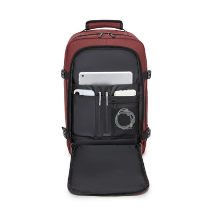 Kono burgundy cabin backpack product view