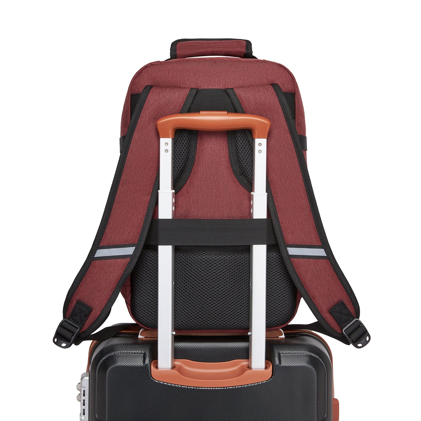 Kono burgundy cabin backpack product view