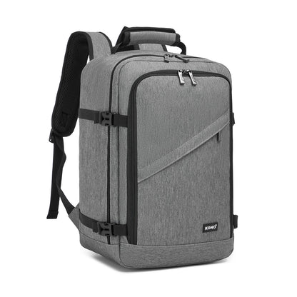 Kono 20L grey cabin travel backpack front view
