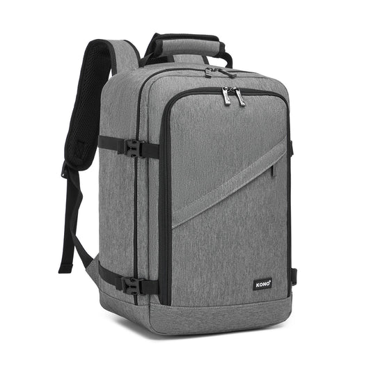 Kono 20L grey cabin travel backpack front view