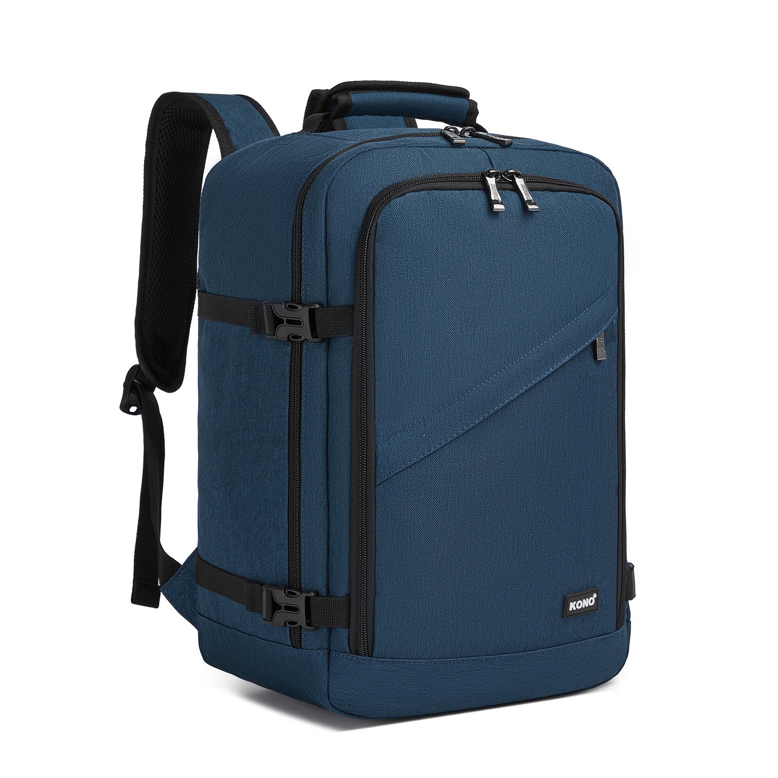 Kono 20L navy cabin travel backpack front view
