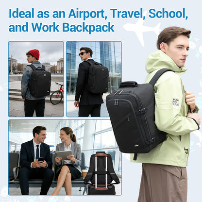 Kono black flexible cabin backpack product view