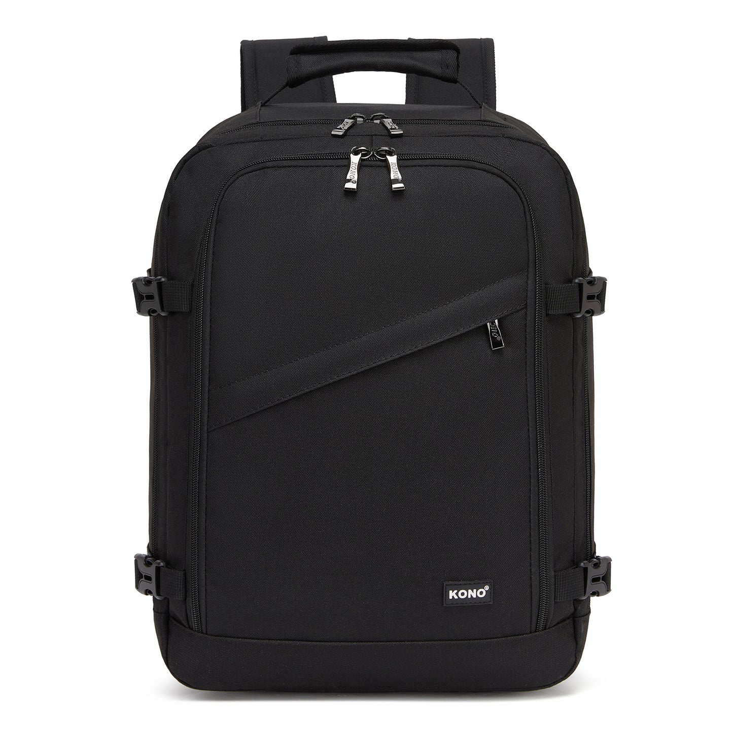 Kono black flexible cabin backpack product view