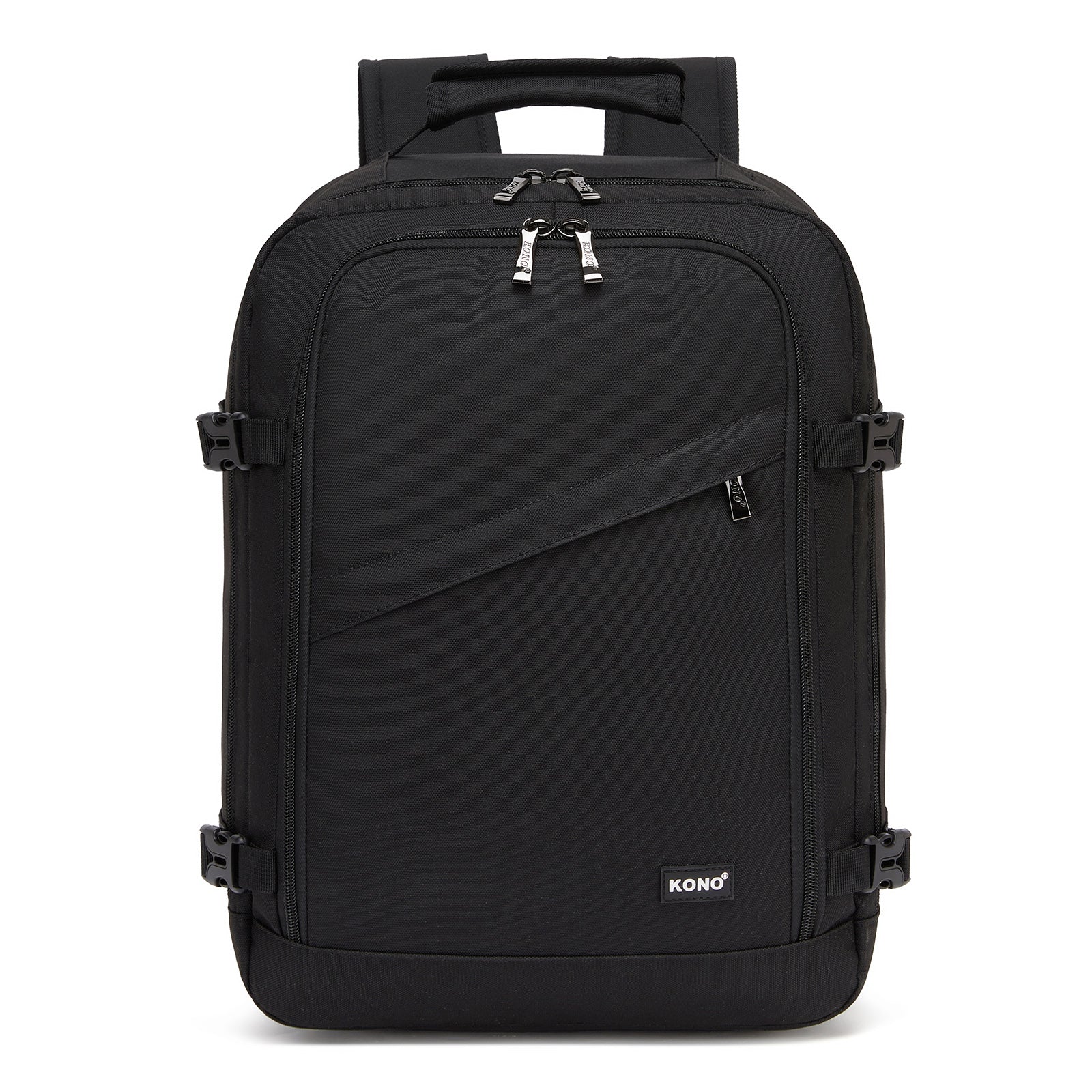 Kono black flexible cabin backpack product view