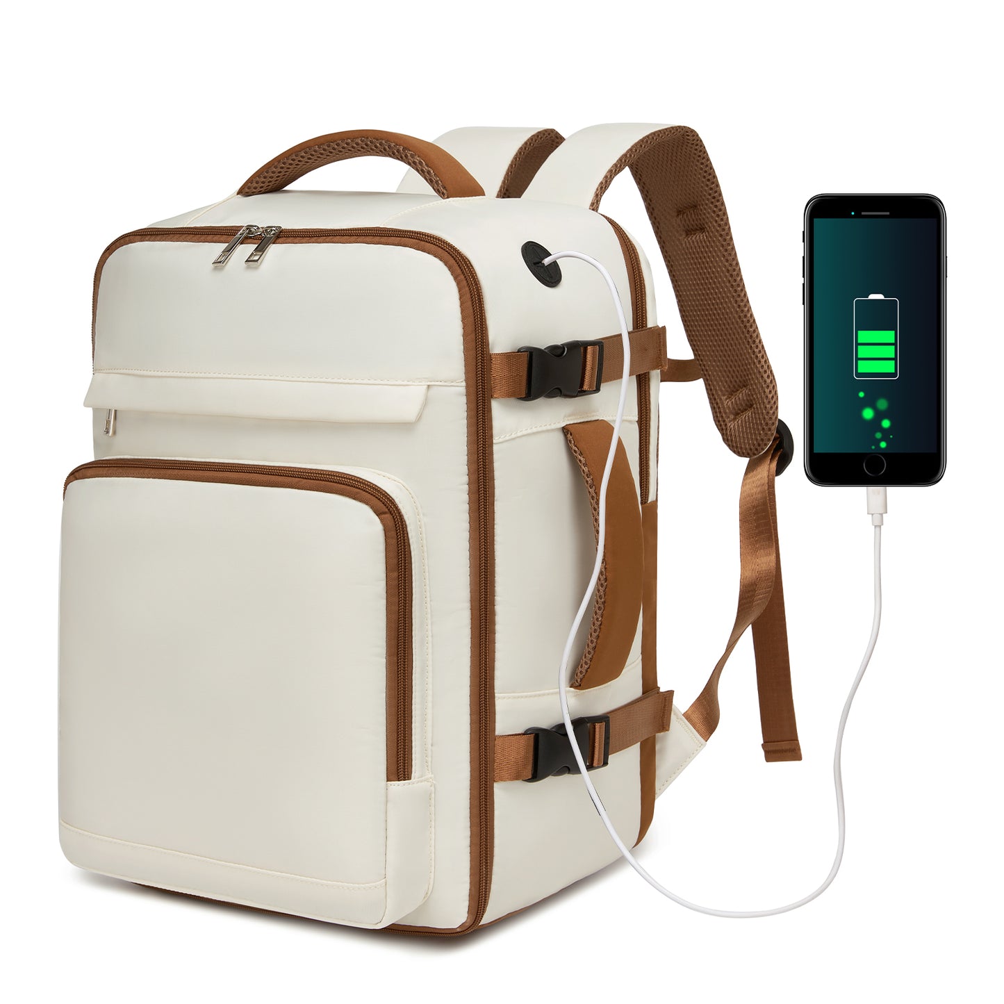 Kono Beige and Brown (BPK2601) - Beige & Brown