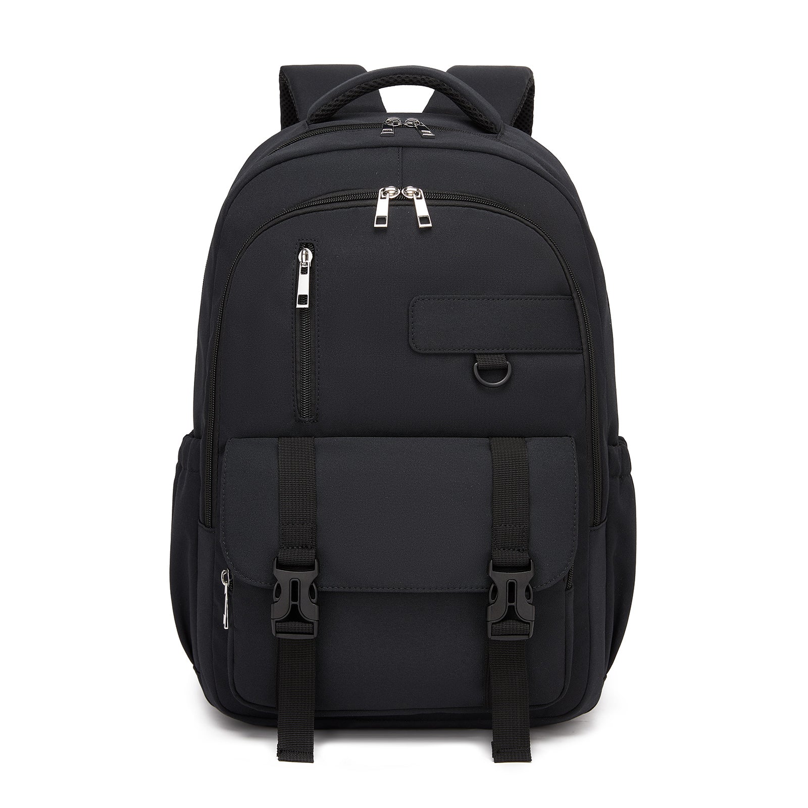 KONO Durable Water-Resistant Kids Backpack with Padded Laptop Sleeve and Multi-Pocket Organization for School (BPK2605) - Black