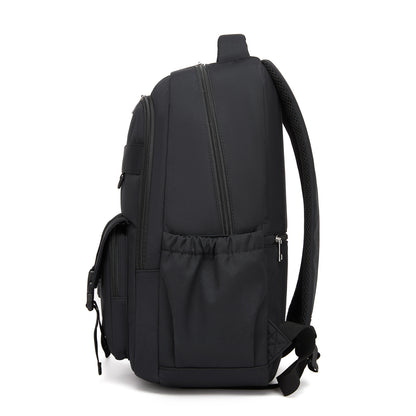 KONO Durable Water-Resistant Kids Backpack with Padded Laptop Sleeve and Multi-Pocket Organization for School (BPK2605) - Black