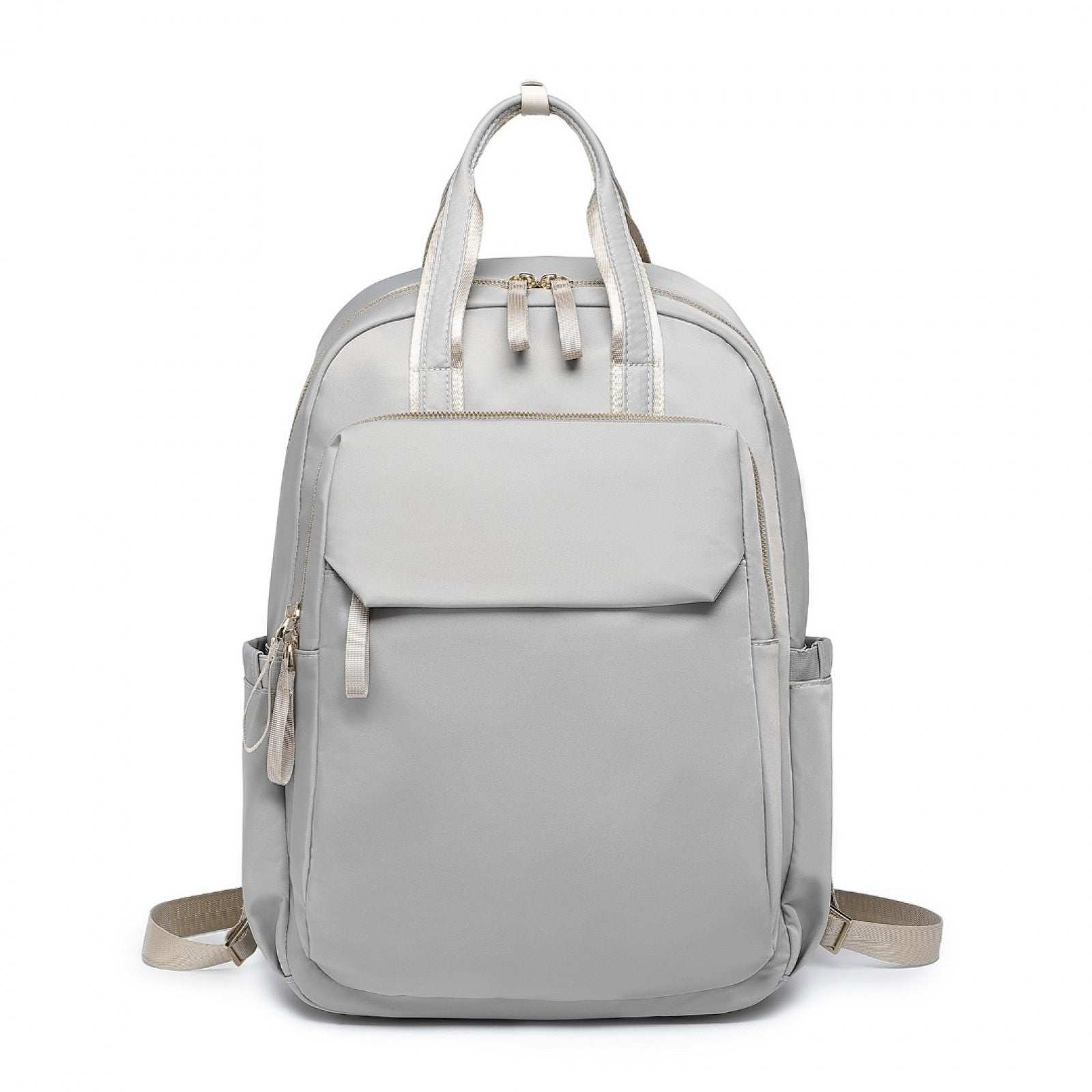 Miss Lulu Versatile Stylish Backpack with Laptop Compartment and Trolley strape (BPM2439) - Grey