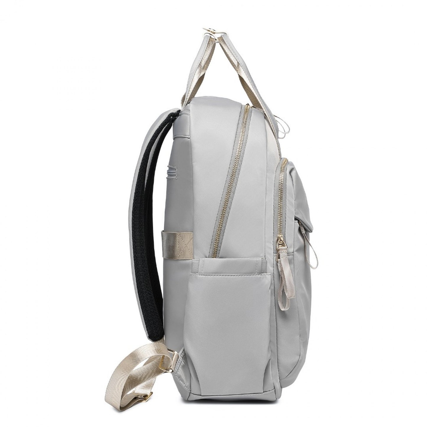 Miss Lulu Versatile Stylish Backpack with Laptop Compartment and Trolley strape (BPM2439) - Grey