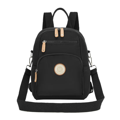 Miss Lulu 3-in-1 Convertible Backpack with Removable Long Strap - Wear as Backpack, Shoulder or Crossbody Bag (BPM2651) - Black