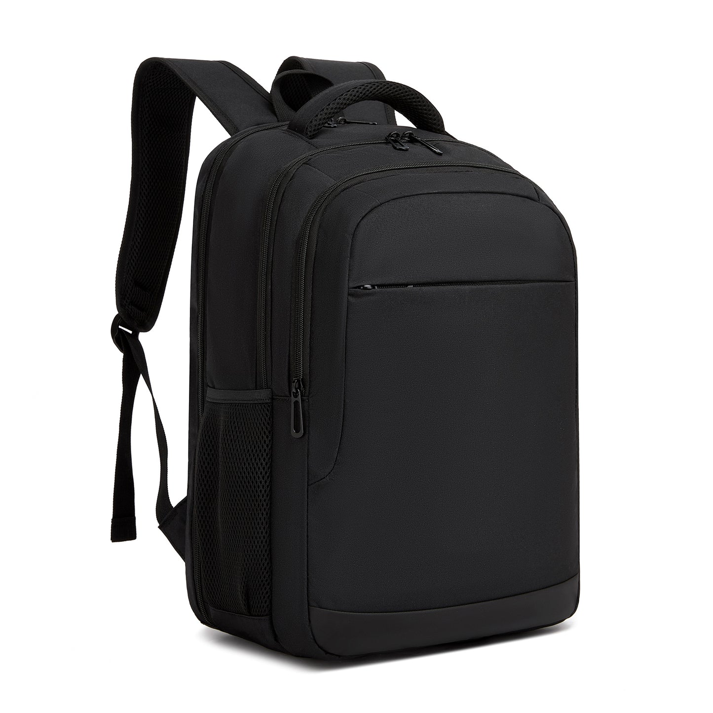 Trendy Laptop Backpack,Soft Padded,Practical,Organized Storage,Lightweight 15.6" Notebook Bag for Work, School & Travel (BPN2607) - Black