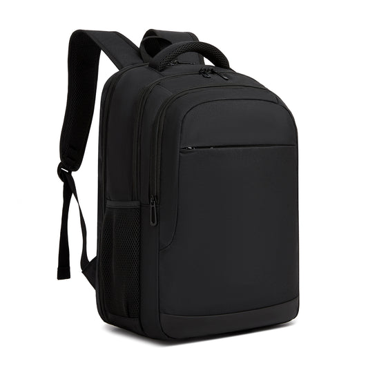 Trendy Laptop Backpack,Soft Padded,Practical,Organized Storage,Lightweight 15.6" Notebook Bag for Work, School & Travel (BPN2607) - Black