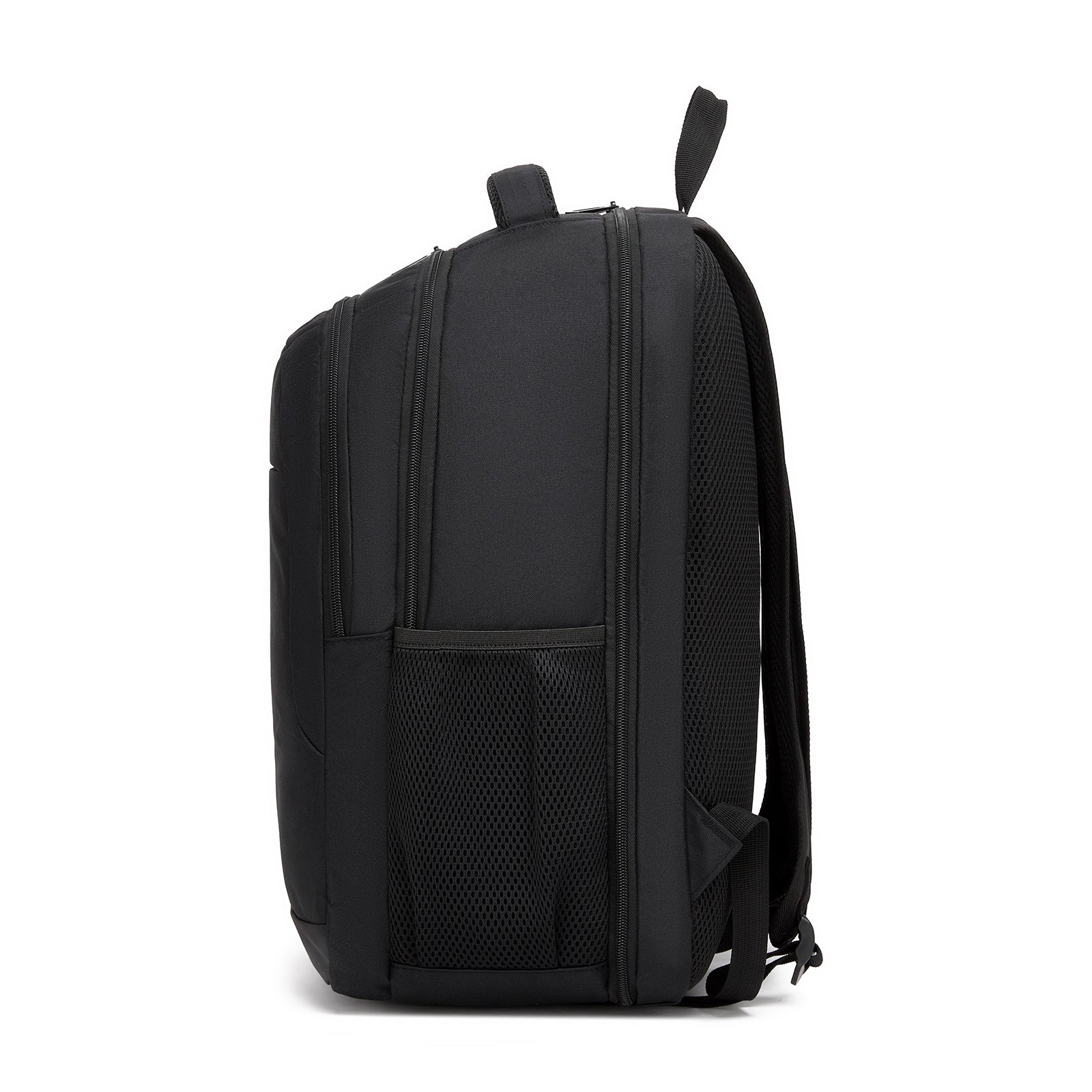 Trendy Laptop Backpack,Soft Padded,Practical,Organized Storage,Lightweight 15.6" Notebook Bag for Work, School & Travel (BPN2607) - Black