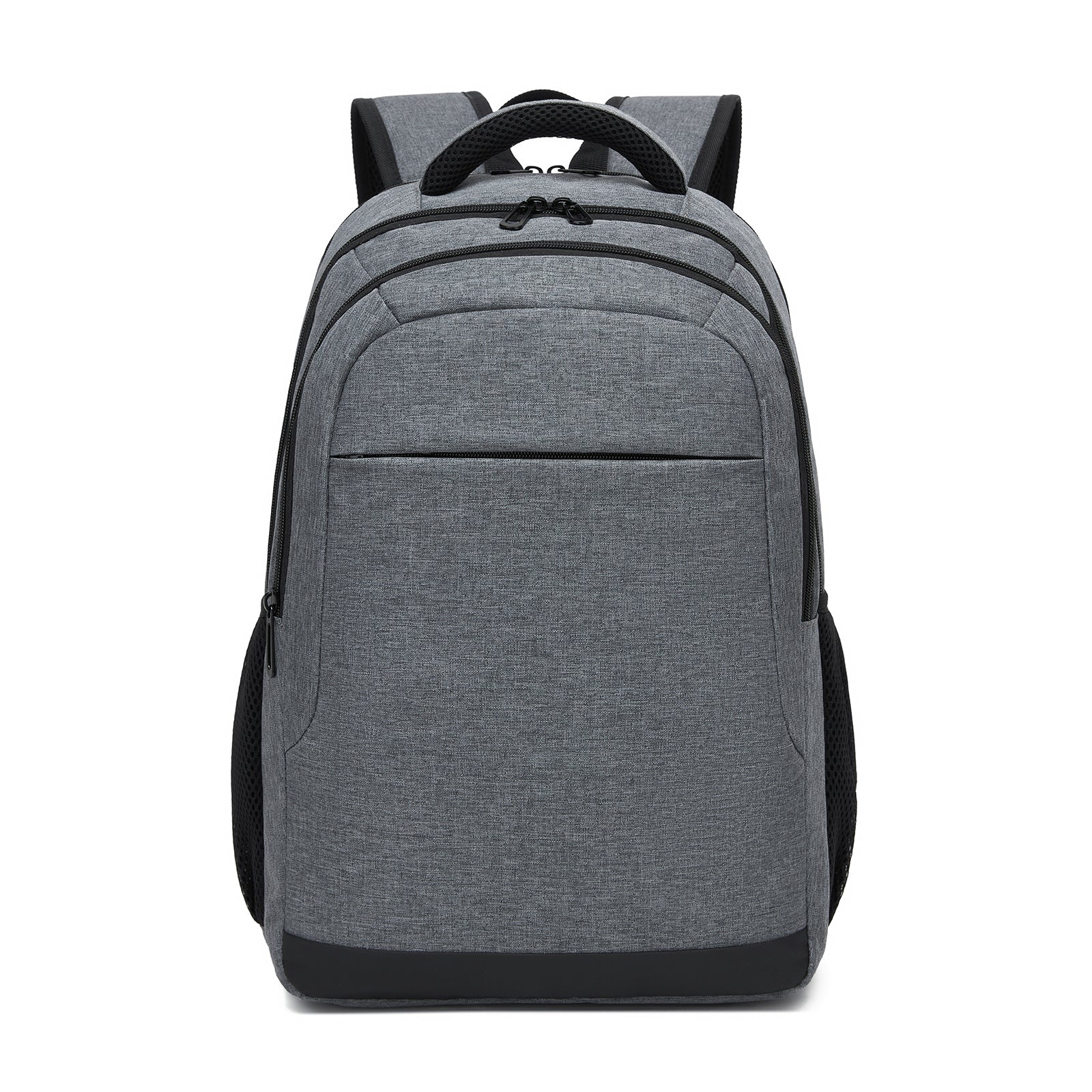 Trendy Laptop Backpack,Soft Padded,Practical,Organized Storage,Lightweight 15.6" Notebook Bag for Work, School & Travel (BPN2607) - Grey