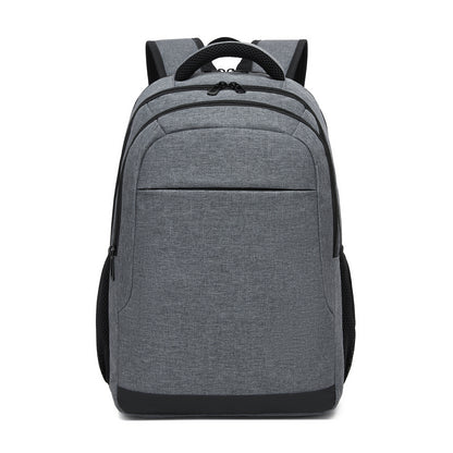 Trendy Laptop Backpack,Soft Padded,Practical,Organized Storage,Lightweight 15.6" Notebook Bag for Work, School & Travel (BPN2607) - Grey