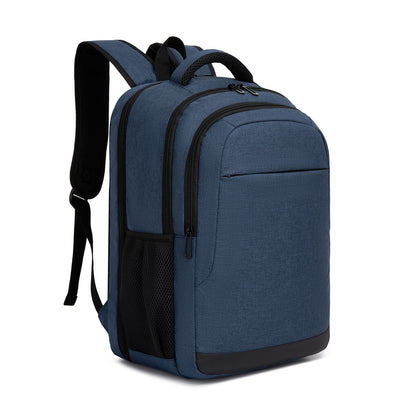 Trendy Laptop Backpack,Soft Padded,Practical,Organized Storage,Lightweight 15.6" Notebook Bag for Work, School & Travel (BPN2607) - Navy
