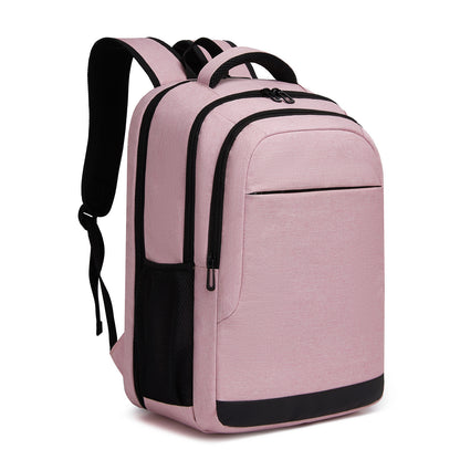 Trendy Laptop Backpack,Soft Padded,Practical,Organized Storage,Lightweight 15.6" Notebook Bag for Work, School & Travel (BPN2607) - Pink