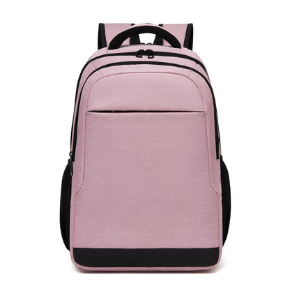 Trendy Laptop Backpack,Soft Padded,Practical,Organized Storage,Lightweight 15.6" Notebook Bag for Work, School & Travel (BPN2607) - Pink