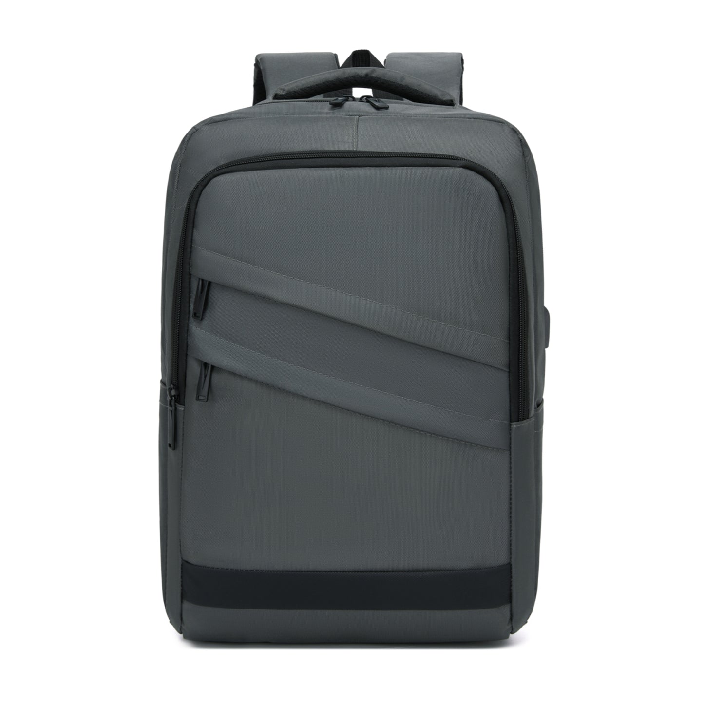 Premium Laptop Backpack, 15.6 Inch USB Charging Backpack with Padded Laptop Sleeve, Ideal for Work and Commuting (BPS2603) - Grey