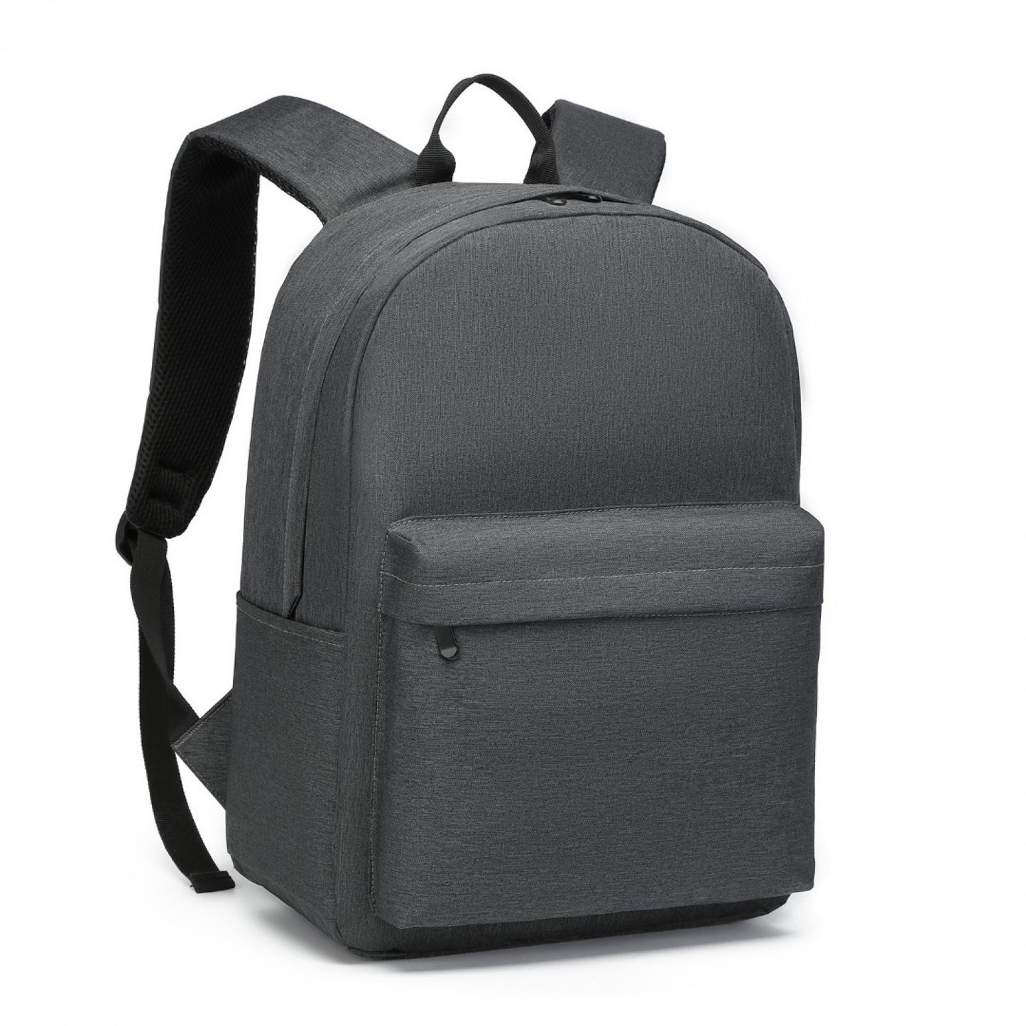 Kono Durable Polyester Everyday Backpack With Sleek Design (E1930) - Dark Grey