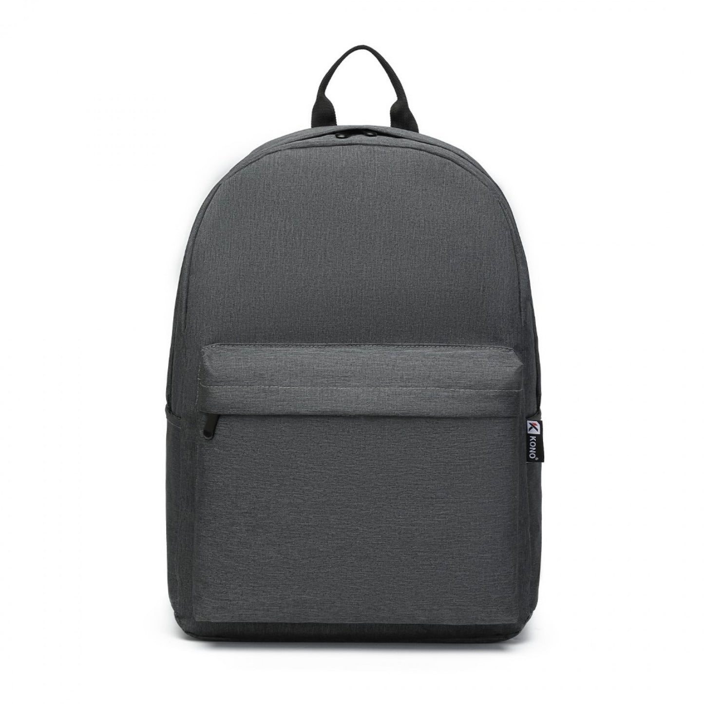 Kono Durable Polyester Everyday Backpack With Sleek Design (E1930) - Dark Grey