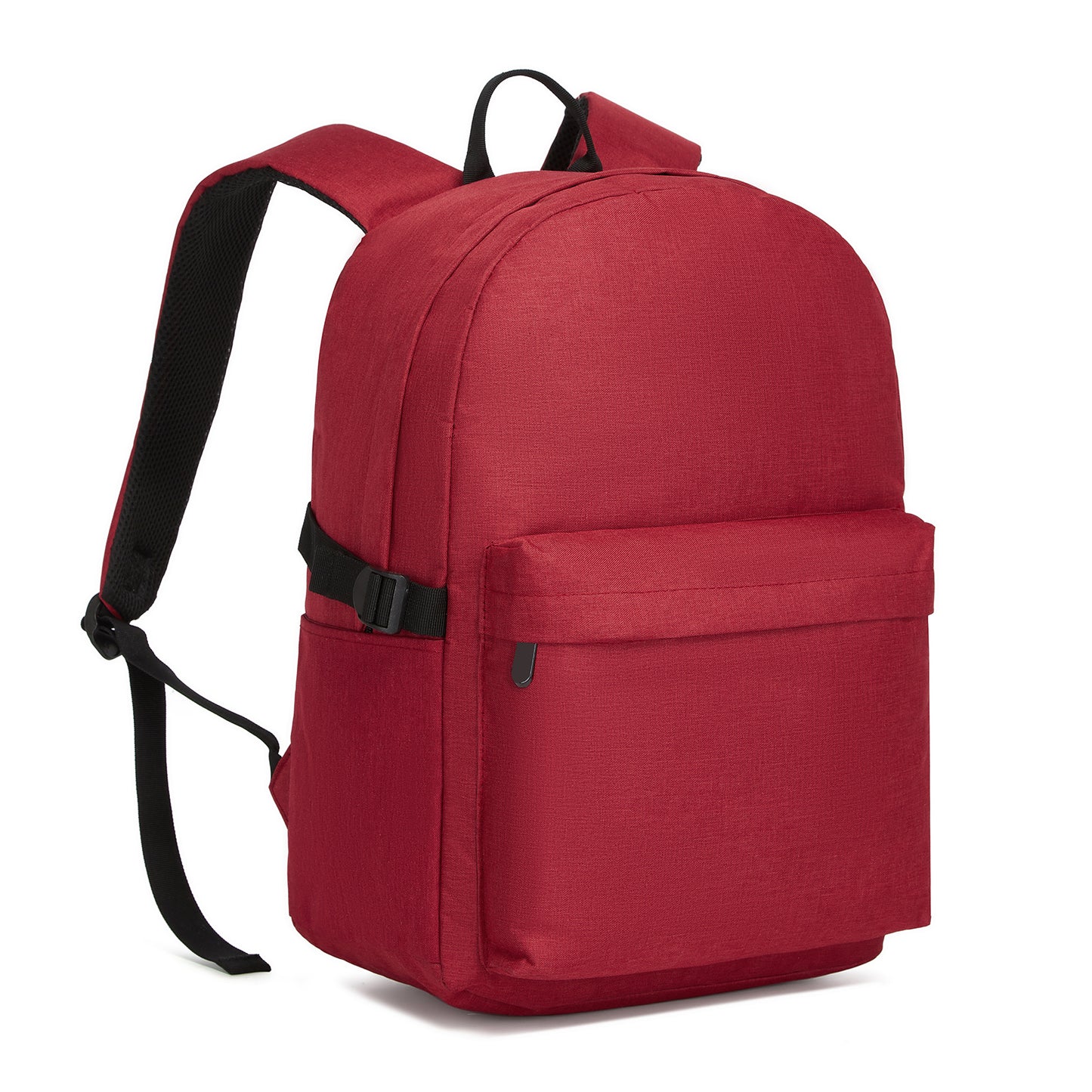 Kono Durable Polyester Everyday Backpack With Sleek Design (E1930) - Red