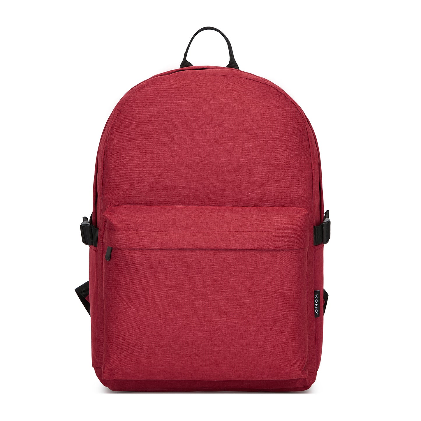 Kono Durable Polyester Everyday Backpack With Sleek Design (E1930) - Red
