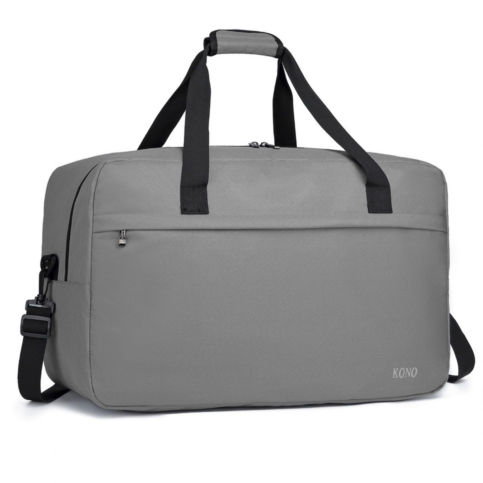 Kono Lightweight Multi Purpose Unisex Sports Travel Duffel Bag (E1960L) - Grey