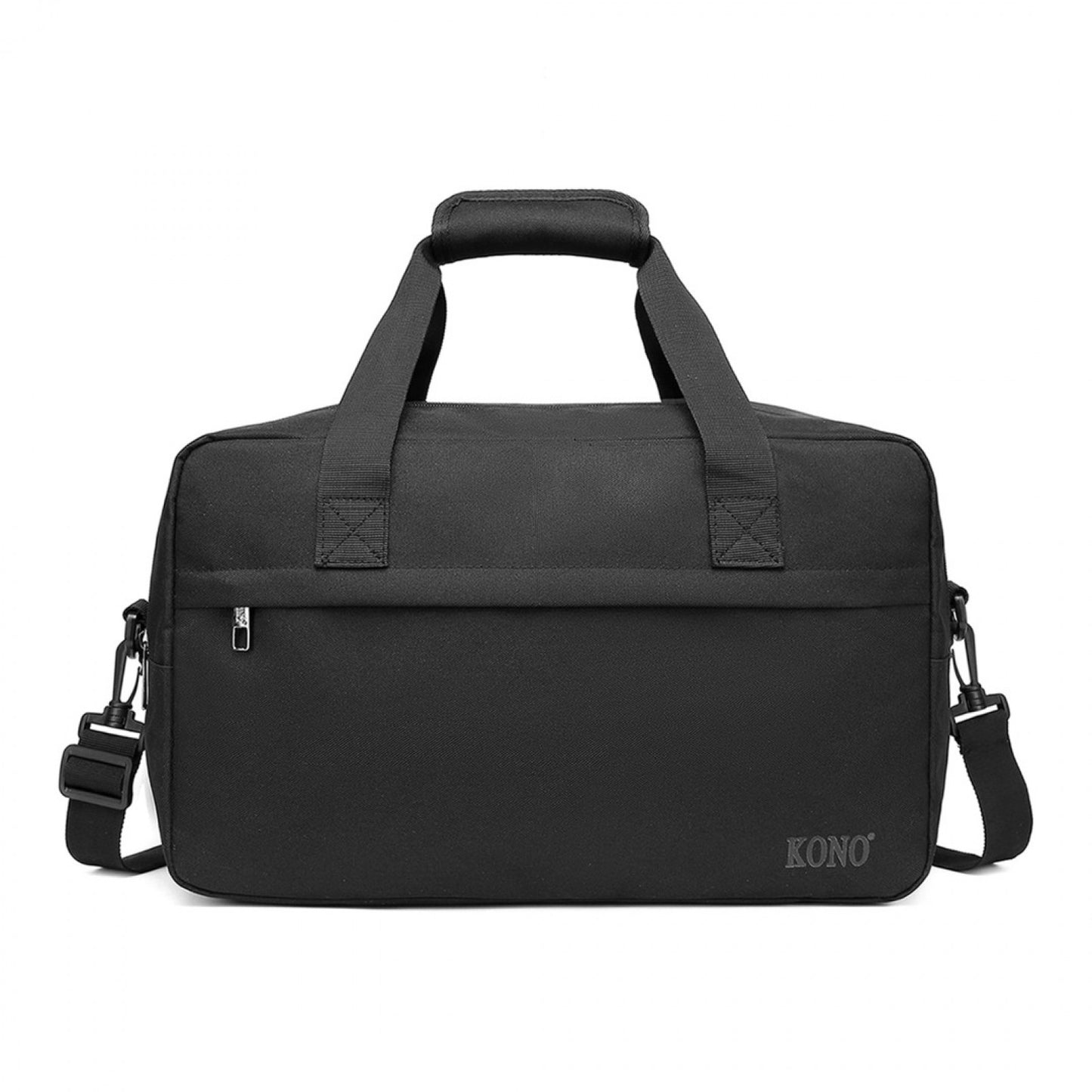 Kono Lightweight Multi Purpose Unisex Sports Travel Duffel Bag (E1960M) - Black
