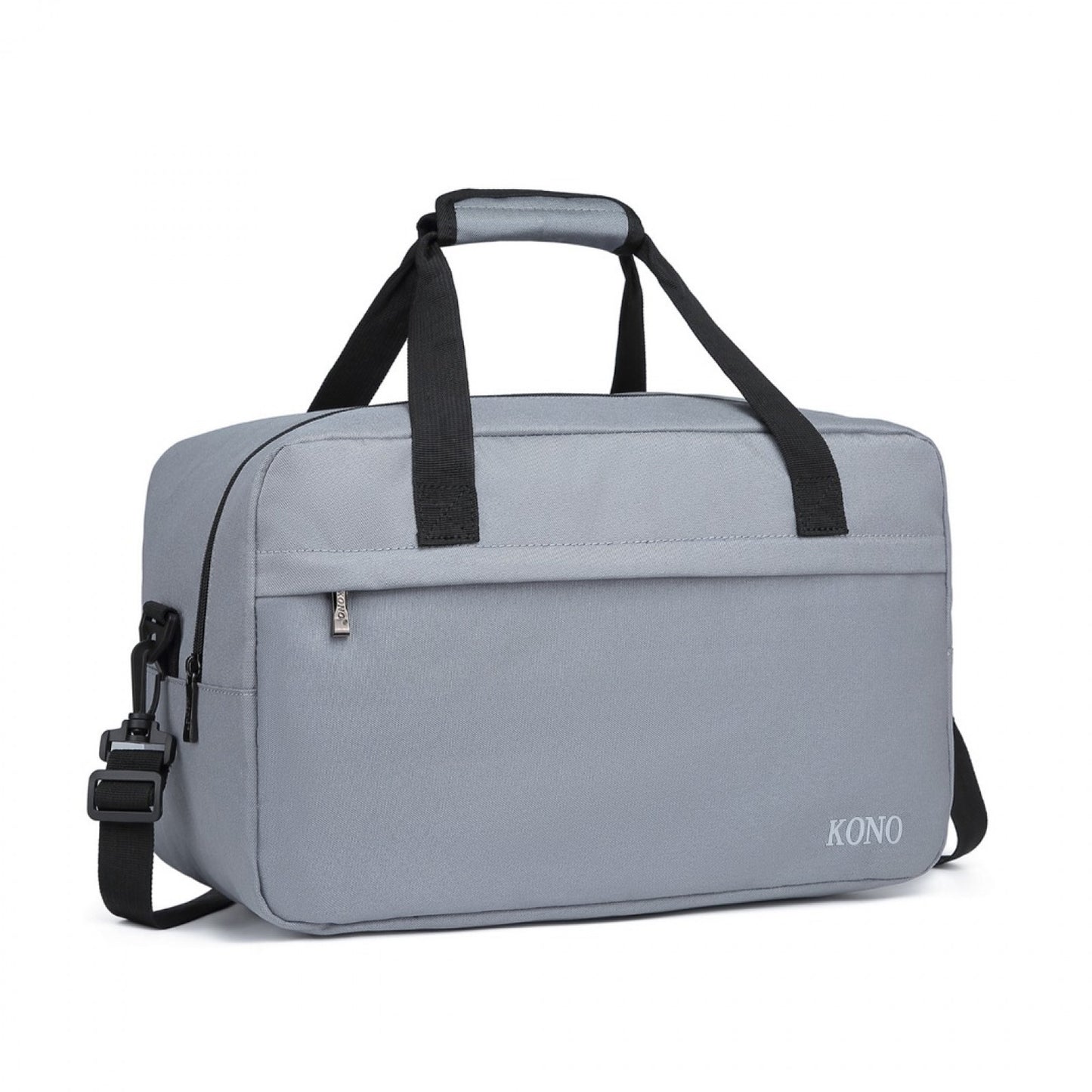 Kono Lightweight Multi Purpose Unisex Sports Travel Duffel Bag (E1960M) - Light Grey