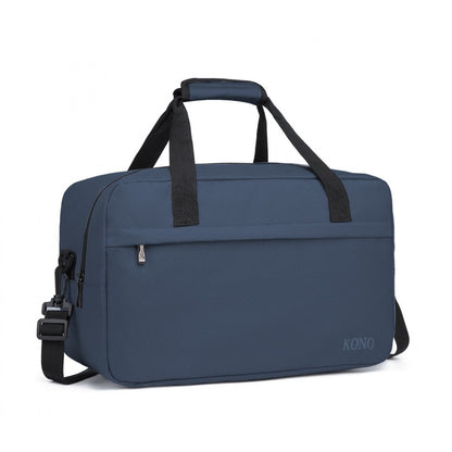 Kono Lightweight Multi Purpose Unisex Sports Travel Duffel Bag (E1960M) - Navy